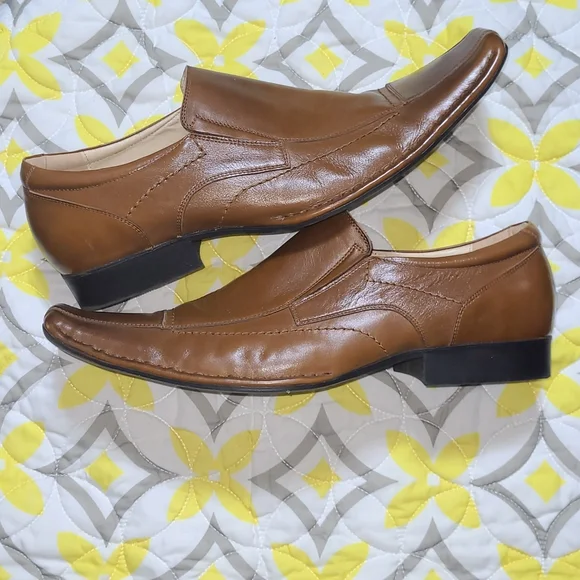 Steve Madden Jaredd Stitched Slip On Shoes Brown Size 13 Men's - Picture 2 of 7